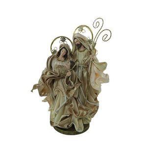 Sagrada Família Nude E Dourada 29 Cm | Linha Sacra Formosinha | Leroy